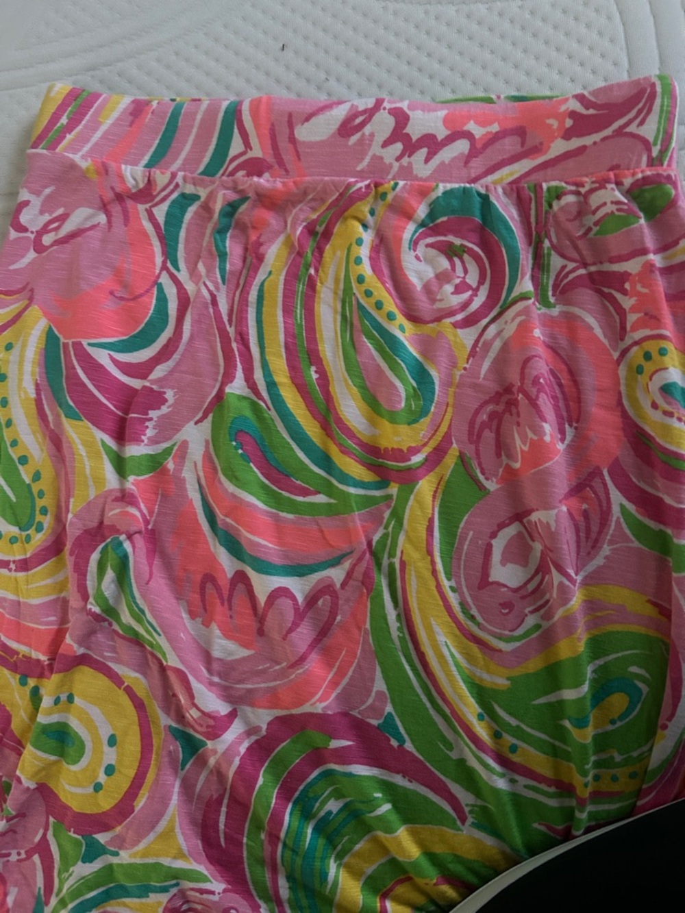 Lilly Pulitzer- Colorful Swirl Maxi Skirt - Pink, Green, Yellow, Size Medium - Picture 2 of 7